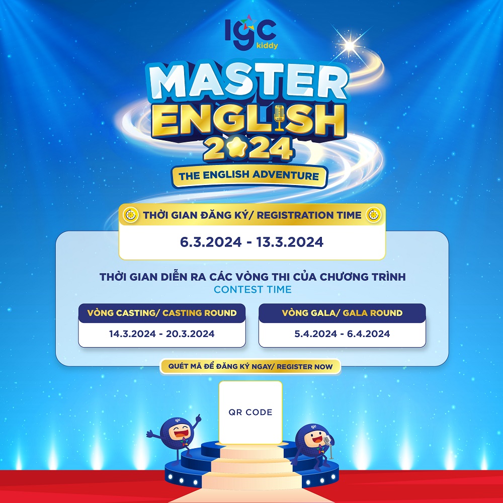 IGC Kiddy Master English 2024 chính thức trở lại với hình thức tổ chức mới