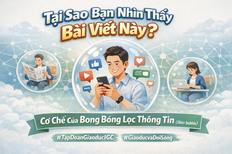 “Tại Sao Bạn Nhìn Thấy Bài Viết Này?” và Cơ Chế Của Bong Bóng Lọc Thông Tin (filter bubble)