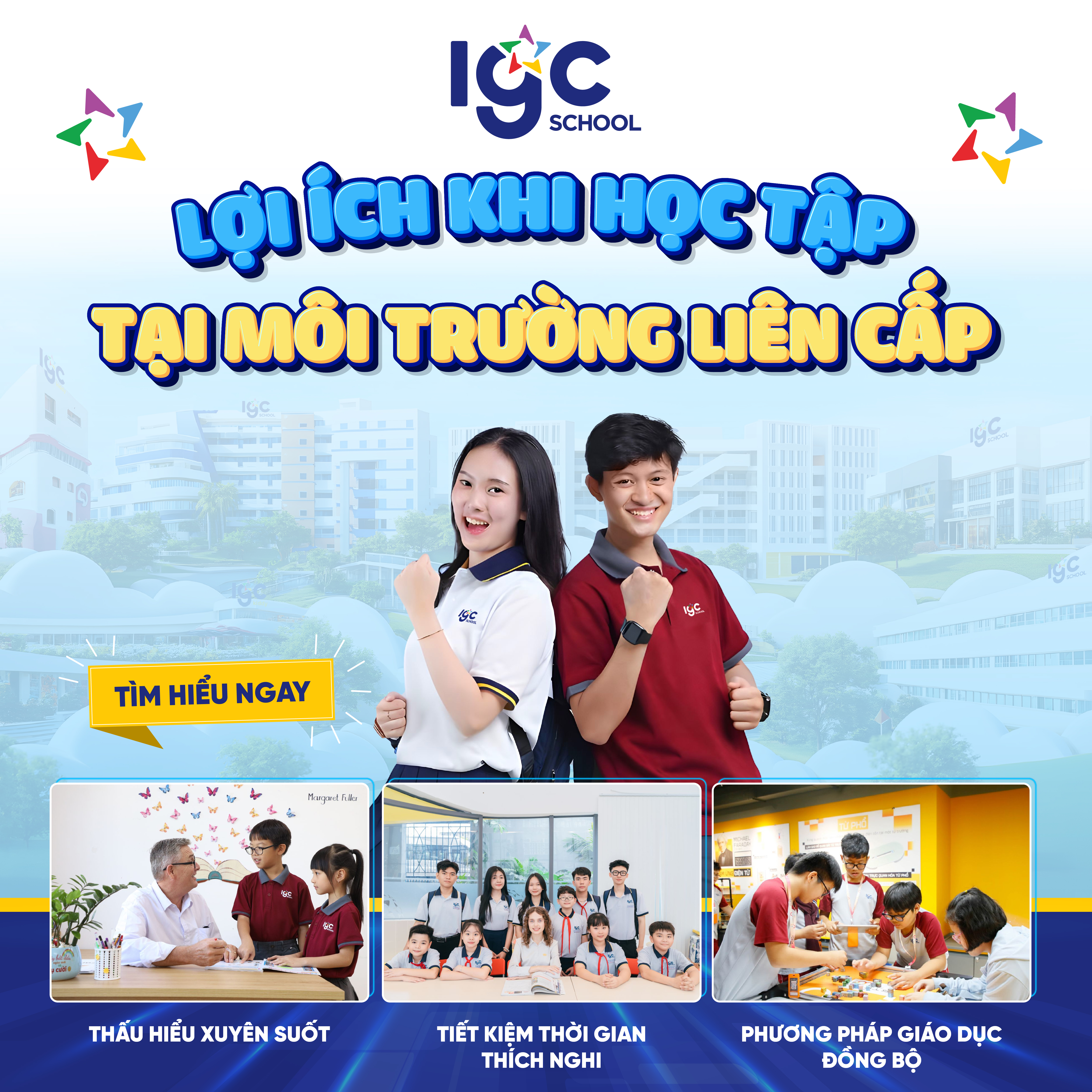 Lợi ích vượt trội khi học tập tại môi trường liên cấp