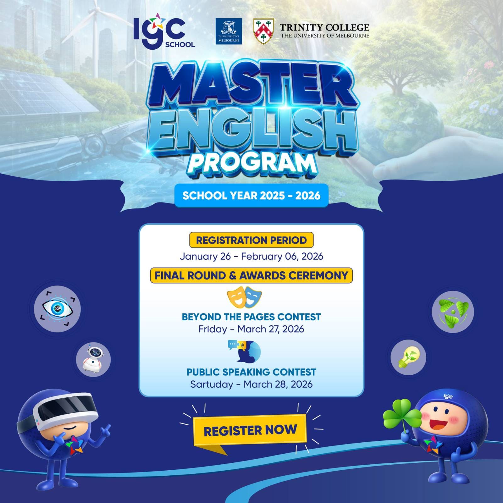 Master English 2005 - 2026: Sân Chơi Tiếng Anh Bùng Nổ, Khai Phá Tài Năng Trẻ