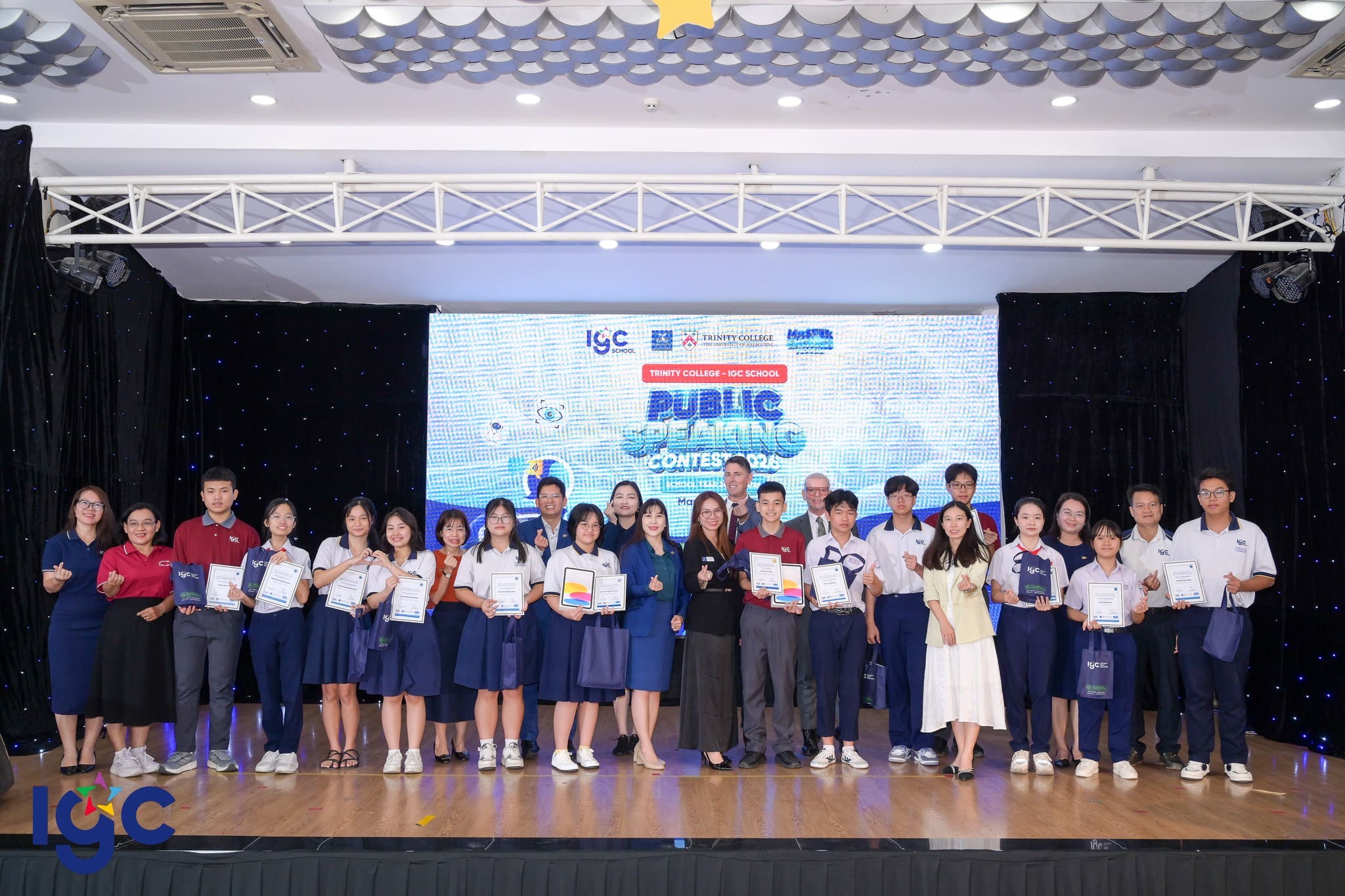 Chúc mừng các học sinh tài năng đã đạt giải tại IGC School Master English 2025-2026