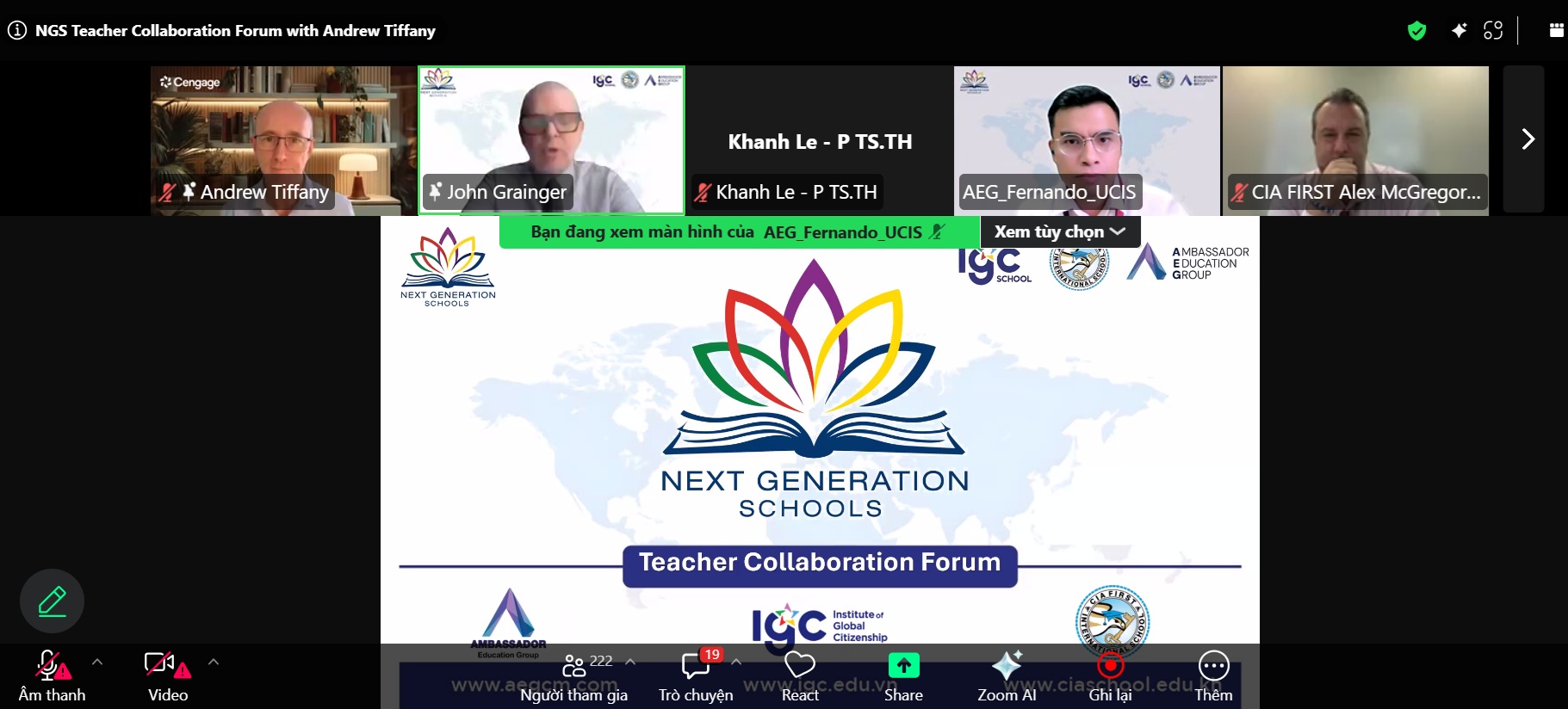 GIÁO VIÊN IGC SCHOOL THAM GIA TEACHER COLLABORATION FORUM 2026–2027