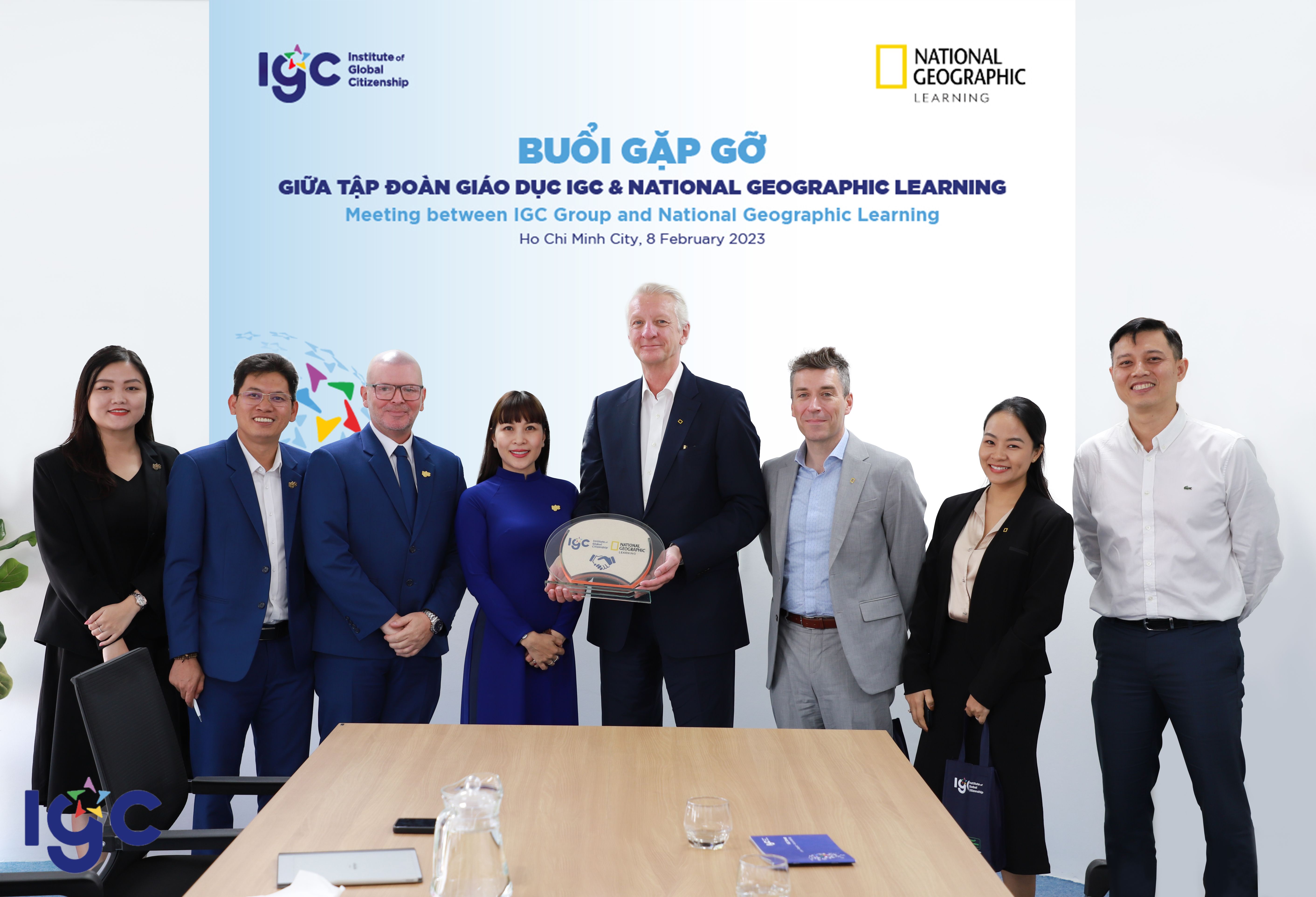 IGC Group gặp gỡ đại diện cấp cao của Cengage Learning/National Geographic Learning