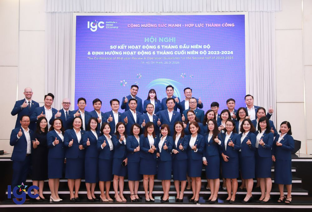 IGC Group tổ chức Hội nghị Sơ kết 6 tháng đầu niên độ & Định hướng hoạt động 6 tháng cuối niên độ 2023-2024